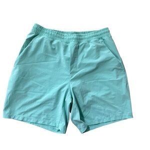 Lululemon Pace Breaker Shorts Large Mint Green Lined 7”